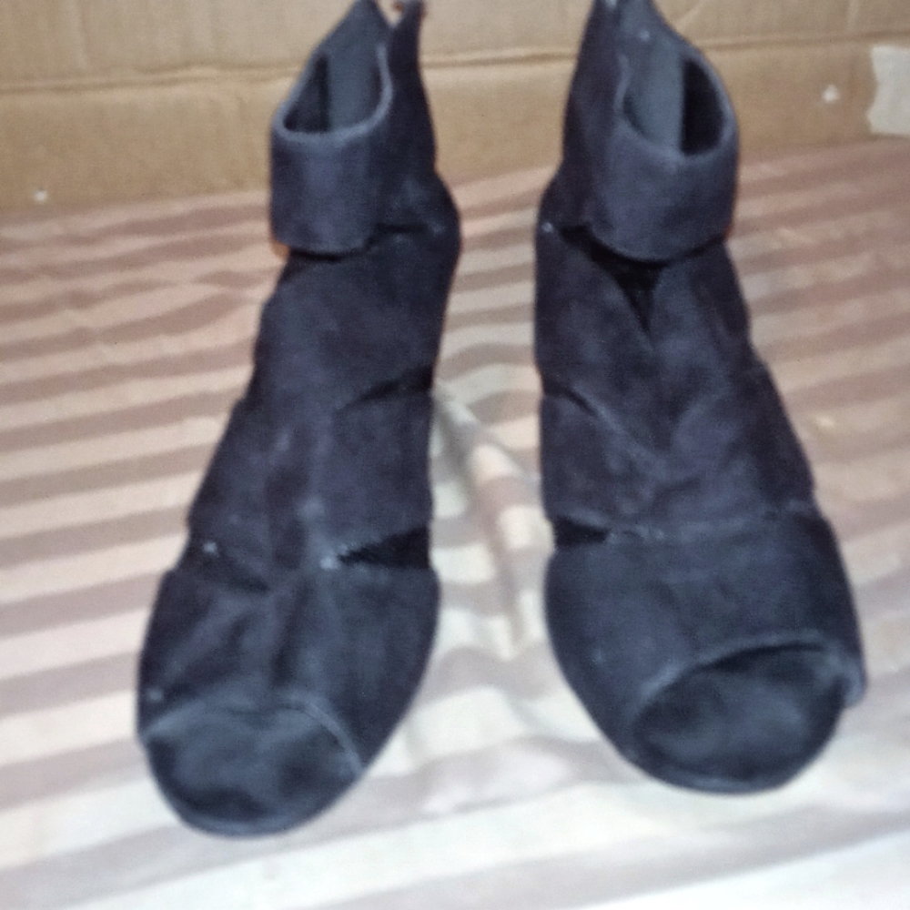 Maurice's Lacroix black Wedges